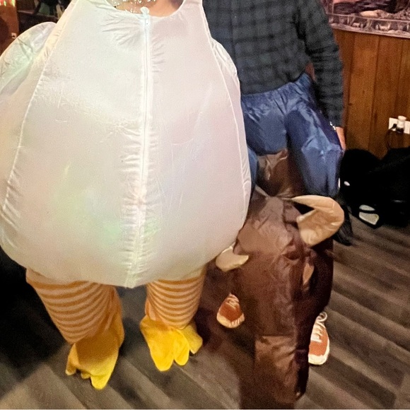 Adult Inflatable Bull Rider Costume - Picture 2 of 2